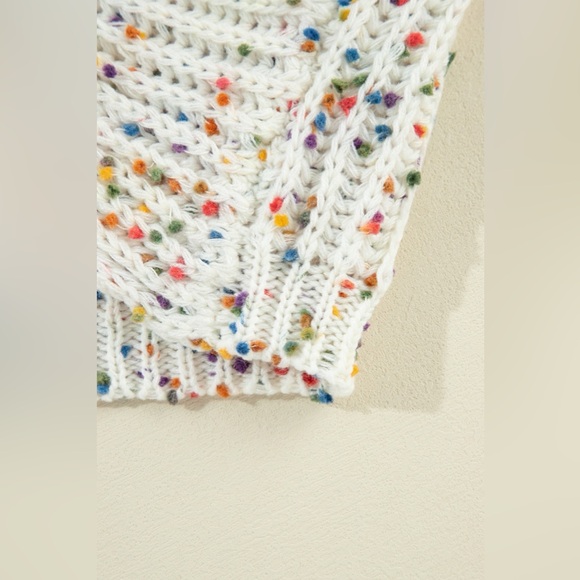 Twisted Confetti Boat Neck Sweater - Picture 5 of 9